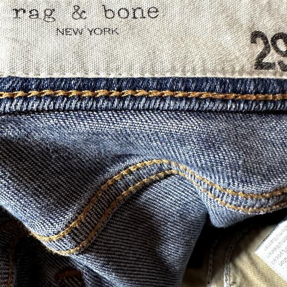 Rag & Bone Cate Skinny Jeans Mid Rise Ankle Medium Wash Slim Fit Indigo 29x27 - Picture 3 of 6